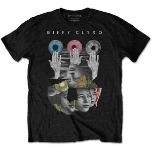 image of Biffy Clyro - Hands Unisex Large T-Shirt - Black