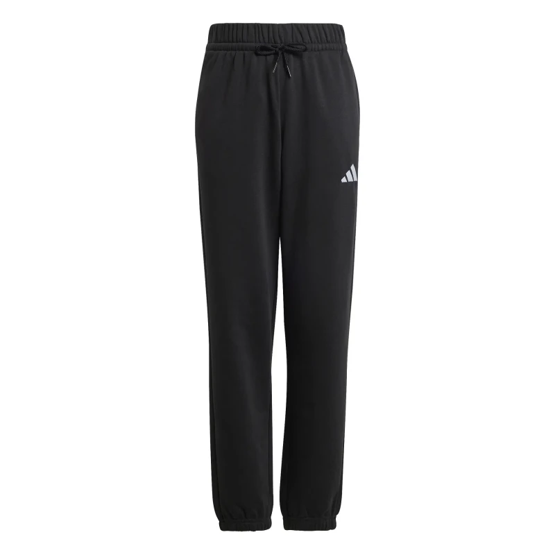 Image of Adidas Sportswear Junior Boys Essentials Joggers - Black Black/White WARJH Unisex 7-8 YEARS