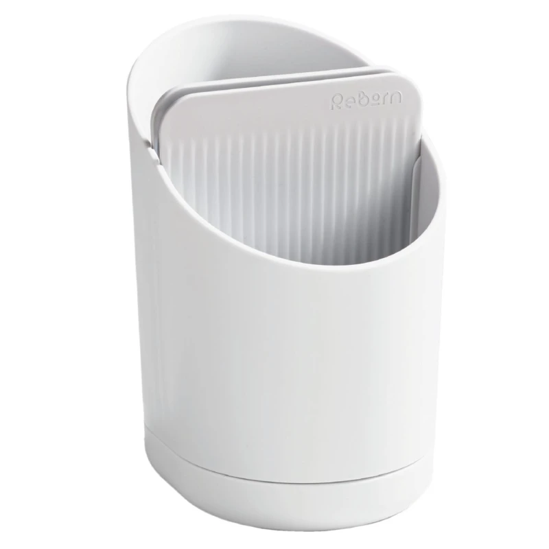 Image of ReBorn Recycled Elegant and Functional Made In Britain Cutlery Drainer Stone unisex