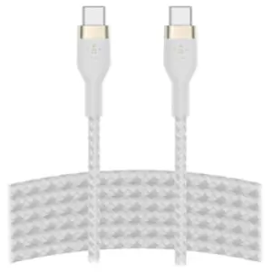 Image of Belkin BoostCharge Pro Flex USB-C / USB-C Cable 60W - 3m - White