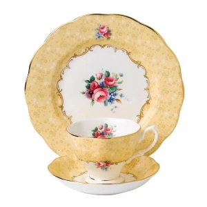 Image of Royal Albert 100 years 1990 bouquet 3 piece set