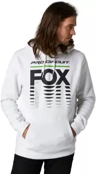 image of FOX Pro Circuit Hoodie, white Size M white, Size M