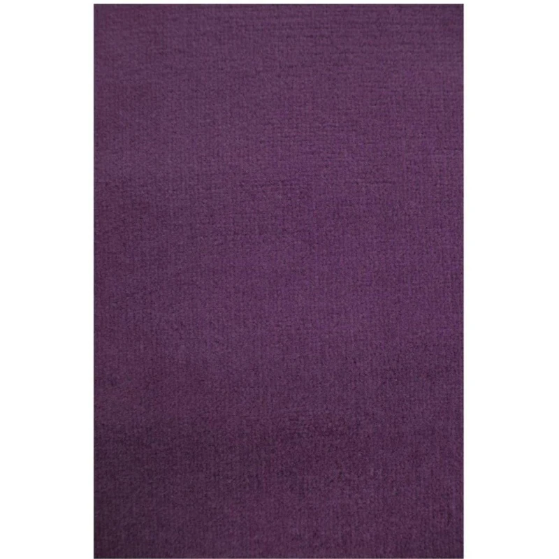 Image of THE RUGS Maestro Collection Solid Design Rug in Purple Size: 160cm x 230cm Purple Unisex 160cm x 230 cm