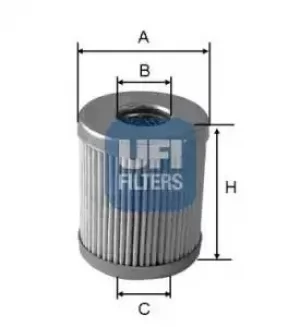Image of 46.008.00 UFI Fuel Filter Petrol