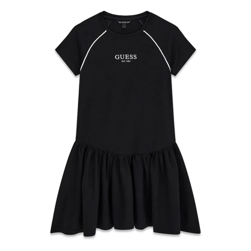 Image of Guess Girl t-shirt dress Guess Milano Noir Female 8 ans