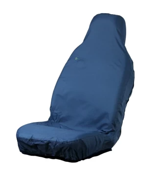 image of Car Seat Cover - Front Single - Blue TOWN & COUNTRY 3DFBLU