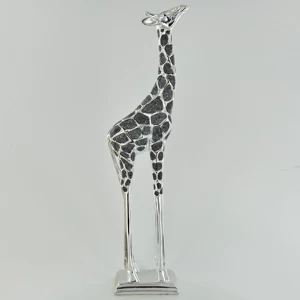 Image of Giraffe Seconds Sculpture 38cm