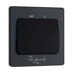 Image of BG Evolve Matt Grey Fan Isolator Switch 10A Triple Pole - PCDMG15B