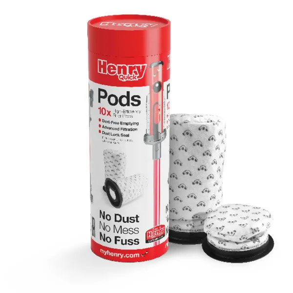 Image of NUMATIC Henry Quick Dust Pods - Pack of 10 5028965845714