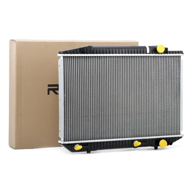 Image of RIDEX 470R0080 Engine radiator Aluminium, Brazed cooling fins, without frame Radiator,engine cooling (470)