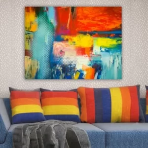 Image of 558480436_70100 Multicolor Decorative Canvas Painting