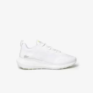 image of Mens Lacoste Active 4851 Textile Trainers Size 9 UK White