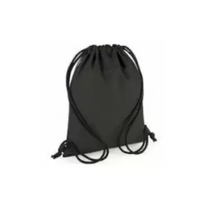 Unisex Adult 15L Drawstring Bag (One Size) (Black) - Bagbase