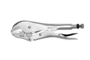 Image of Teng Tools 401-12F| 12" Flat Jaw Power Grip Pliers Plated/Serrated 52mm Capacity