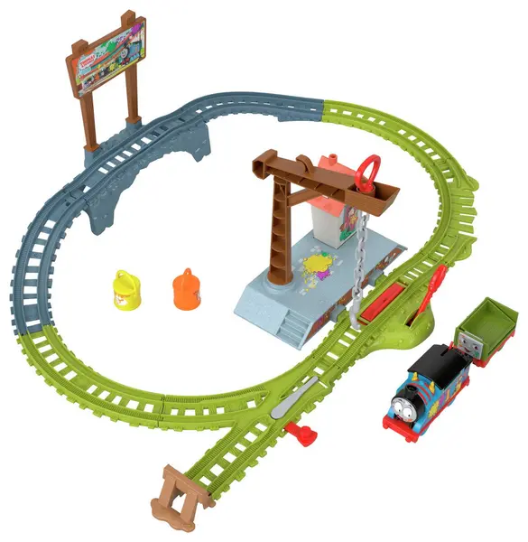 Image of Thomas & Friends Paint Delivery Train Track Set