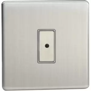 image of Varilight 1-Gang V-Pro Eclique2 Touch Control Slave Dimmer Brushed Chrome - JDSES001S