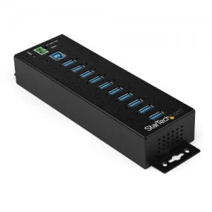 image of 10 Port USB3 Ind Hub with Power Adapter