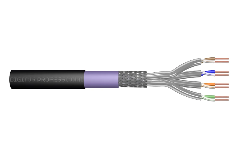Image of Digitus CAT 7 S/FTP data cable - underground installation cable. 500 m
