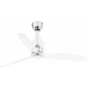 Image of Faro Barcelona - Faro mini eterfan - LED Transparent Ceiling Fan with dc Smart Motor - Remote Included, 3000K