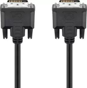 Image of Goobay DVI-D Full HD Cable Dual Link, nickel, 1.8 m