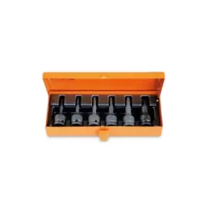 image of Beta Tools 720TX/C6 6pc 1/2" Sq Drive Torx Impact Socket Driver Set 007200483