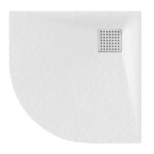 Image of Veloce Duo Quadrant Shower Tray 900X900mm - White