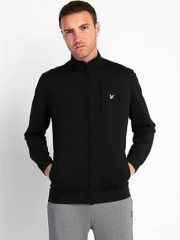 Image of Lyle & Scott Smart Track Top - Black, Size XL, Men