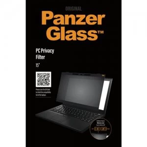 Image of PanzerGlass Dual PC privacy 15" Edge-to-Edge Privacy CamSlider