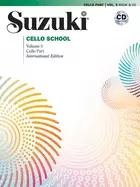 Image of suzuki cello school vol 5 cello part book and cd