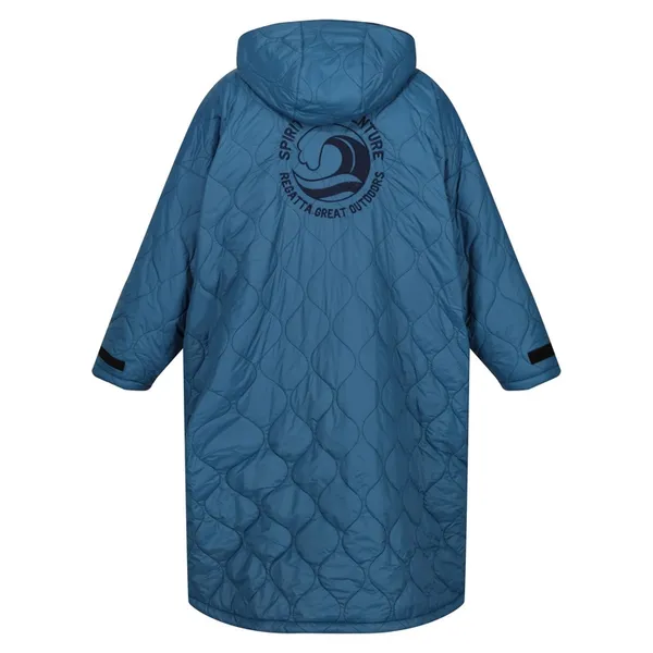 Regatta Mens Quilted Changing Robe L - Chest 41-42' (104-106.5cm) Moroccan Blue/Navy RUM009-V12-L