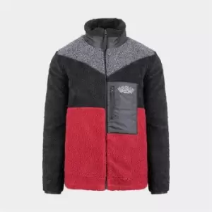 Image of Unfair Athletics Unfair Polar Jacket Colormix Red - Black