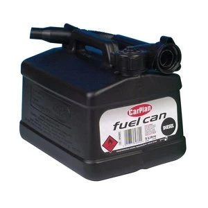 Image of Car Plan 5L Black Diesel Fuel Can