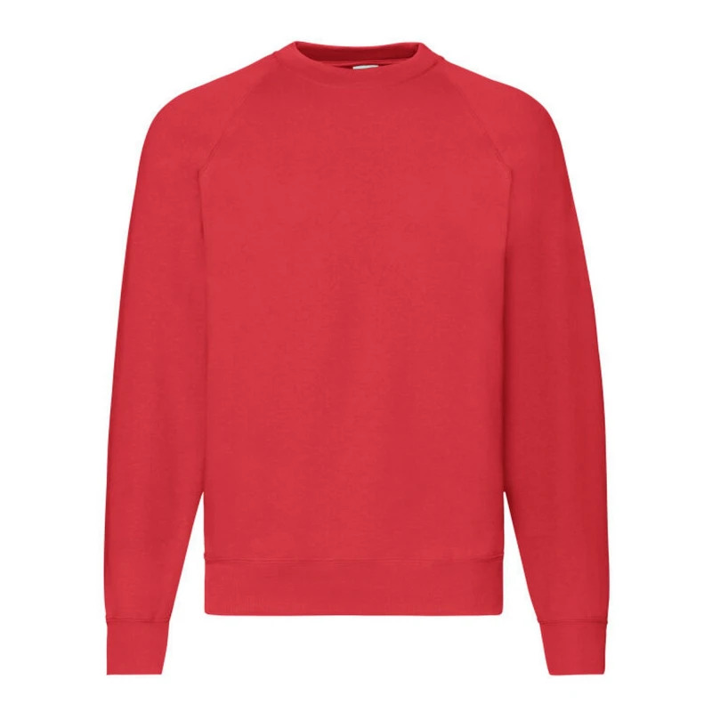 Image of Fruit Of The Loom Fruit of the Loom Men Premium Set-in Sweatshirt in Red Size: Medium Red M Male 5063574425339