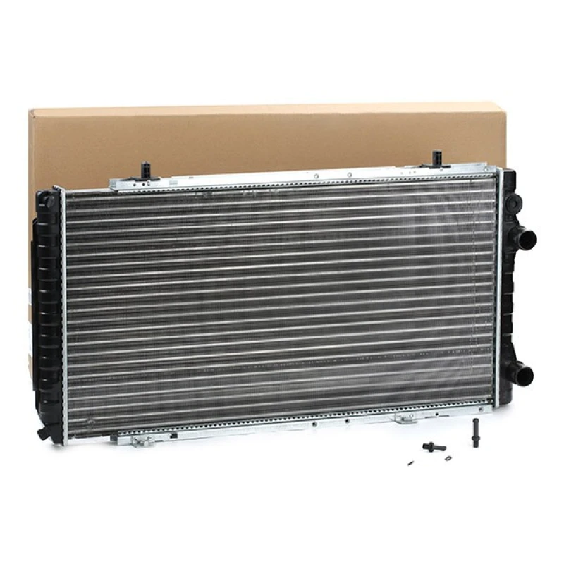 Image of TYC 709-0014-R Engine radiator Mechanically jointed cooling fins, Manual Transmission Radiator,engine cooling (470)