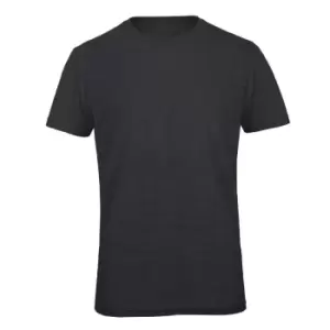 Image of B&C Mens Favourite Short Sleeve Triblend T-Shirt (3XL) (Heather Dark Grey)