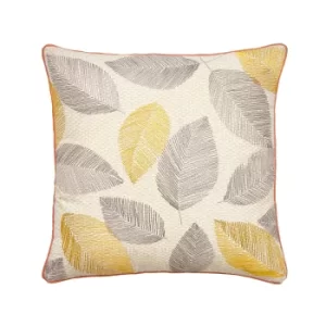 image of Helena Springfield Cassia/Grove Breakfast Cushion 45cm x 45cm, Cinnamon