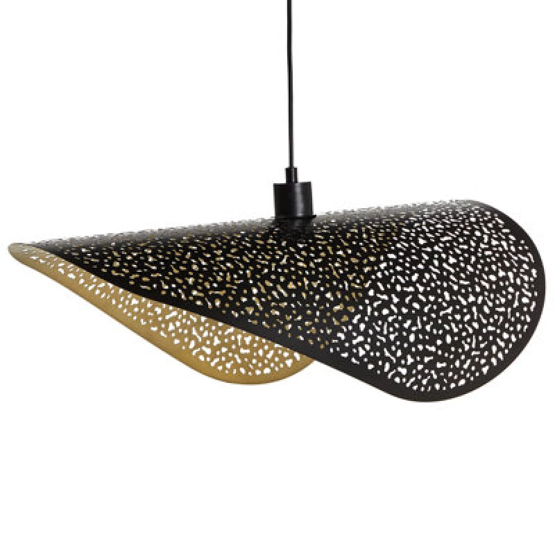 Image of Beliani Pendant Lamp Mahi Metal Black