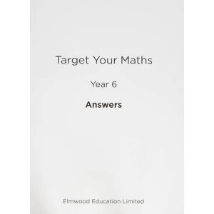 Image of Target Your Maths Year 6 Answer Book: Year 6 by Stephen Pearce (Paperback, 2014)