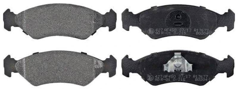 Image of A.B.S. 36707 Brake pad set without integrated wear sensor Brake Pad Set,disc brake (402)