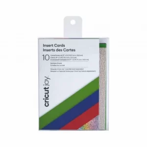 Image of Cricut Joy Insert Cards Pack of 10 Rainbow Scales