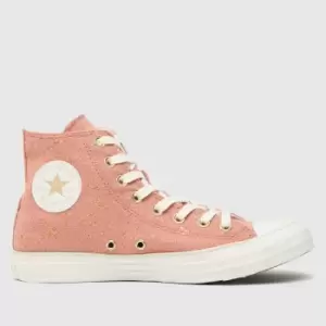 Image of Converse Pale Pink Millenium Glam Trainers