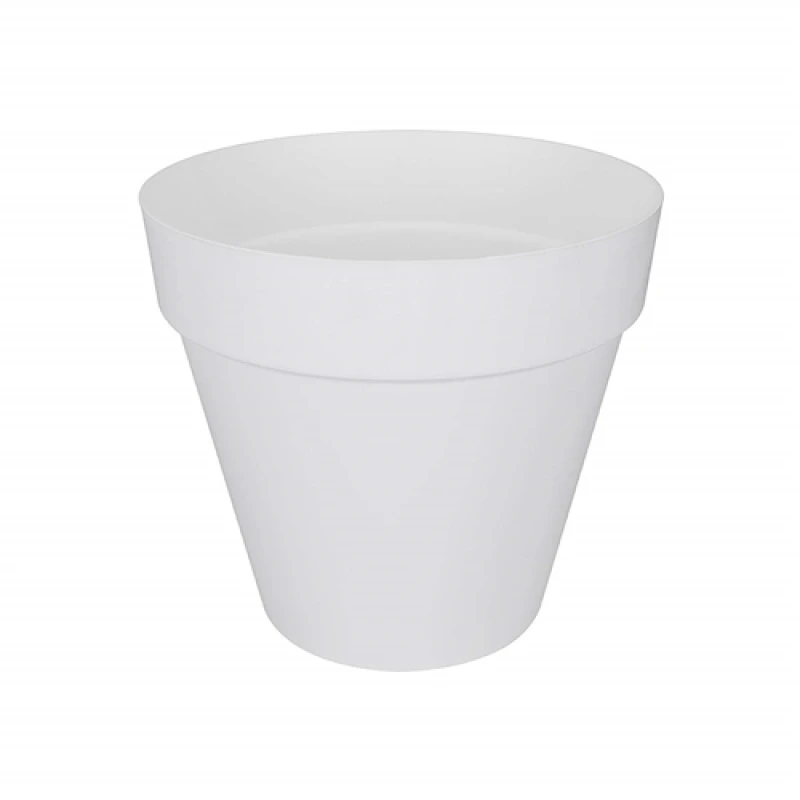 Image of Elho Loft urban round wheels 60cm Pot - White 9245350000000