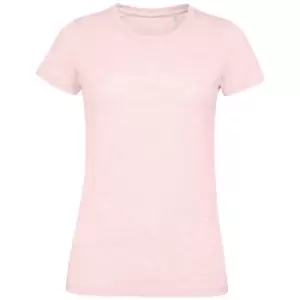 Image of SOLS Womens/Ladies Regent Fit T-Shirt (L) (Heather Pink)