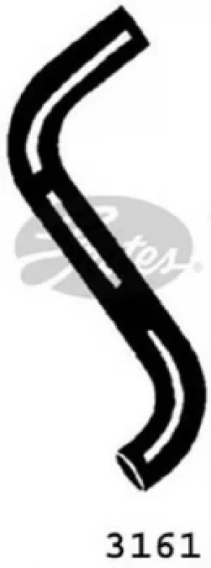 Image of Curved Radiator Hose 355mm X 32 Gates 3161