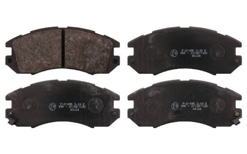 Image of Blue PRINT ADS74206 Brake pad set Front Axle, with acoustic wear warning Brake Pad Set,disc brake (402)