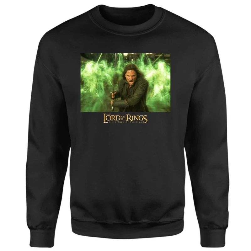 Image of Lord Of The Rings Aragorn Sweatshirt - Black - S