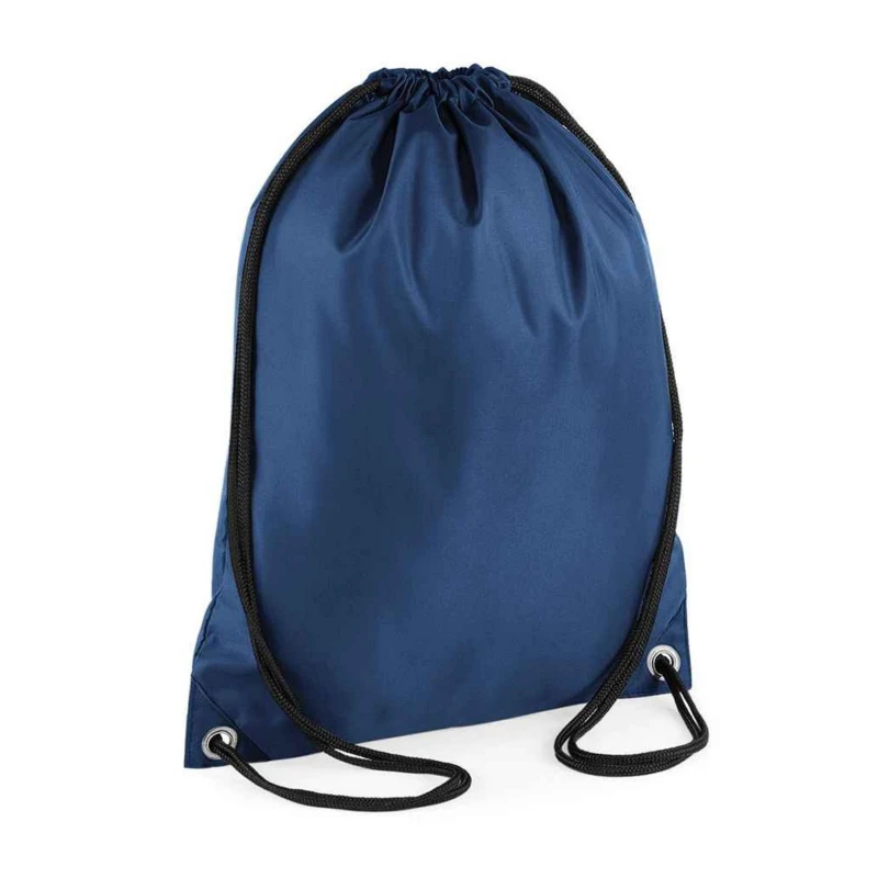 Image of Bagbase Mens Budget Drawstring Bag in Navy Navy Male