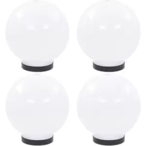 Image of Led Bowl Lamps 4 pcs Spherical 20cm pmma Vidaxl White