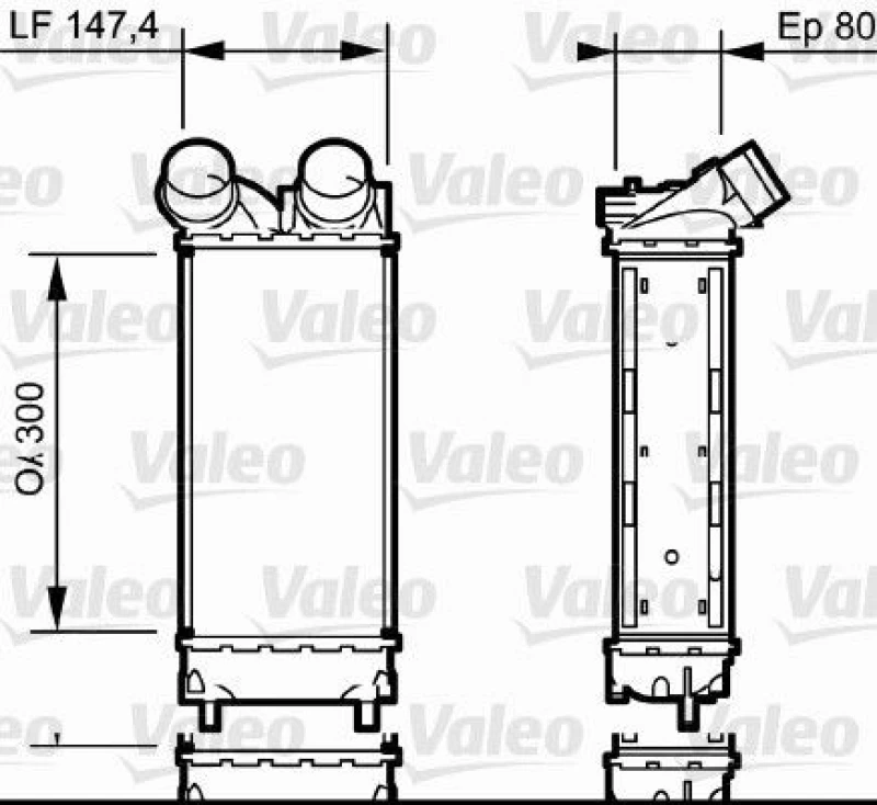 Image of Intercooler VALEO 818837