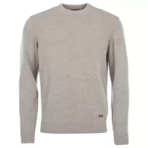 Image of Barbour Essential Crew-Neck Sweatshirt - Beige